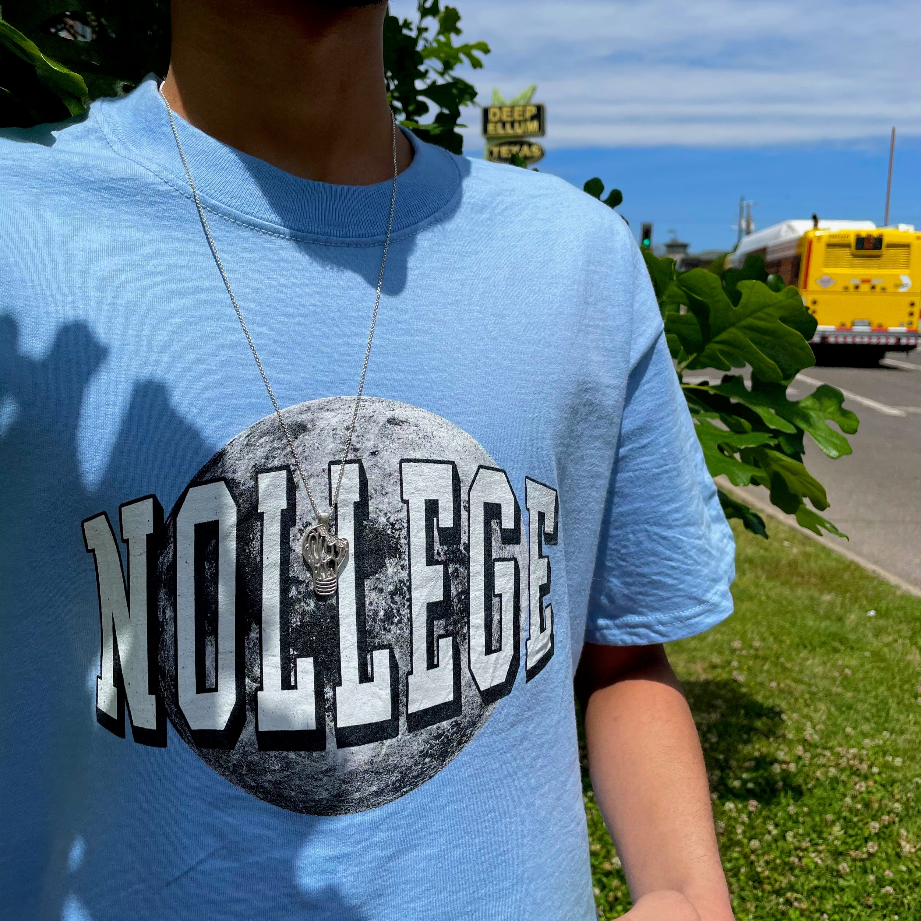 Nollege Earth Day Tee Blue